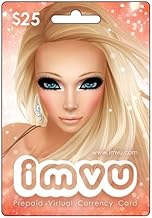 IMVU $25 Game Card - 25,000 Credits for IMVU Catalog - Customize Avatar & More - Exclusive Collectible Item - Teen, 60+