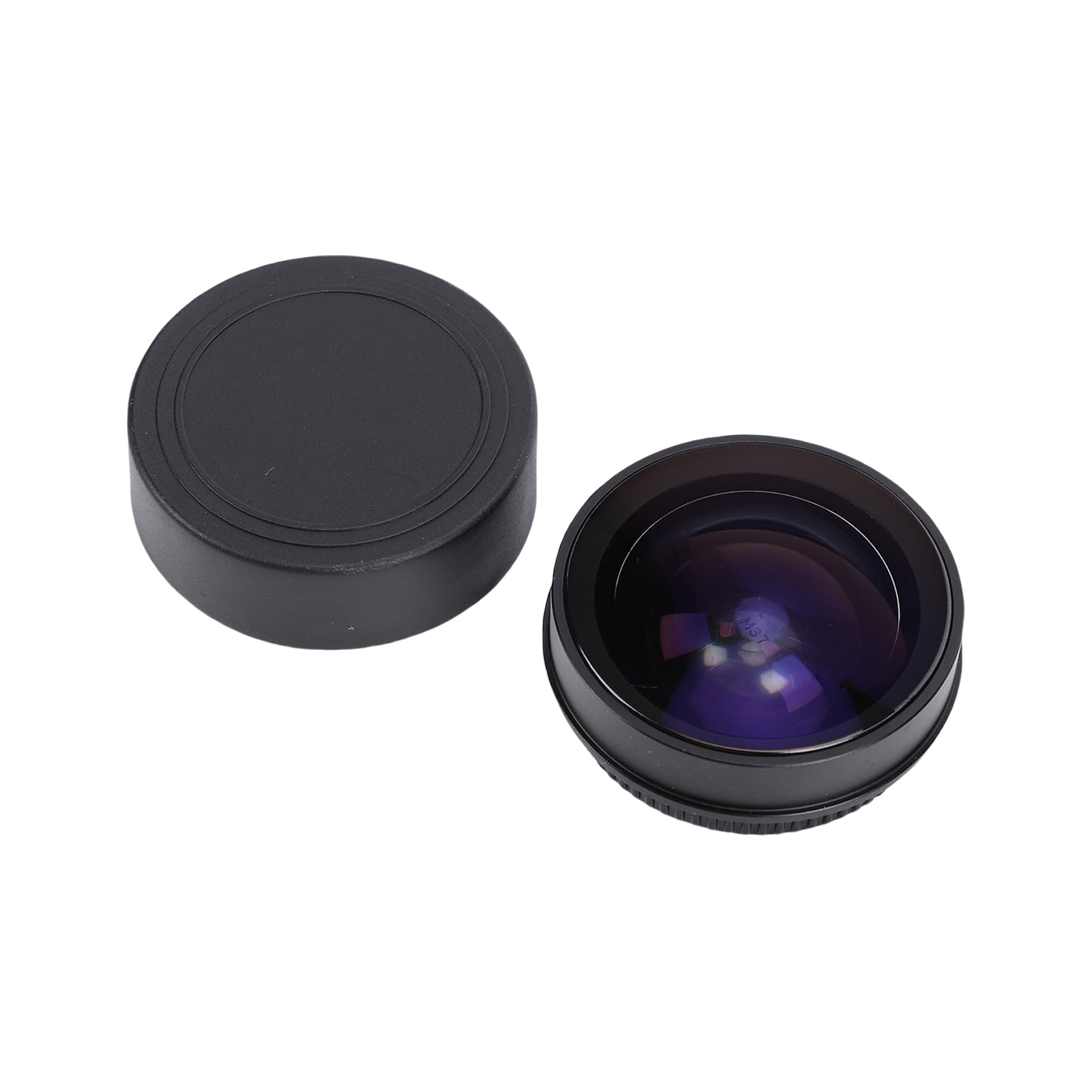 Zunate Obiettivo per Fotocamera Fisheye 0,2X con Effetto Grandangolare per gli Appassionati di Fotografia Vetro Ottico in Lega di Alluminio 37mm