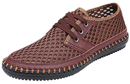 MIXSNOW Men's Poseidon Slip-On Loafers Water Shoes Casual Walking Shoes Coffee38