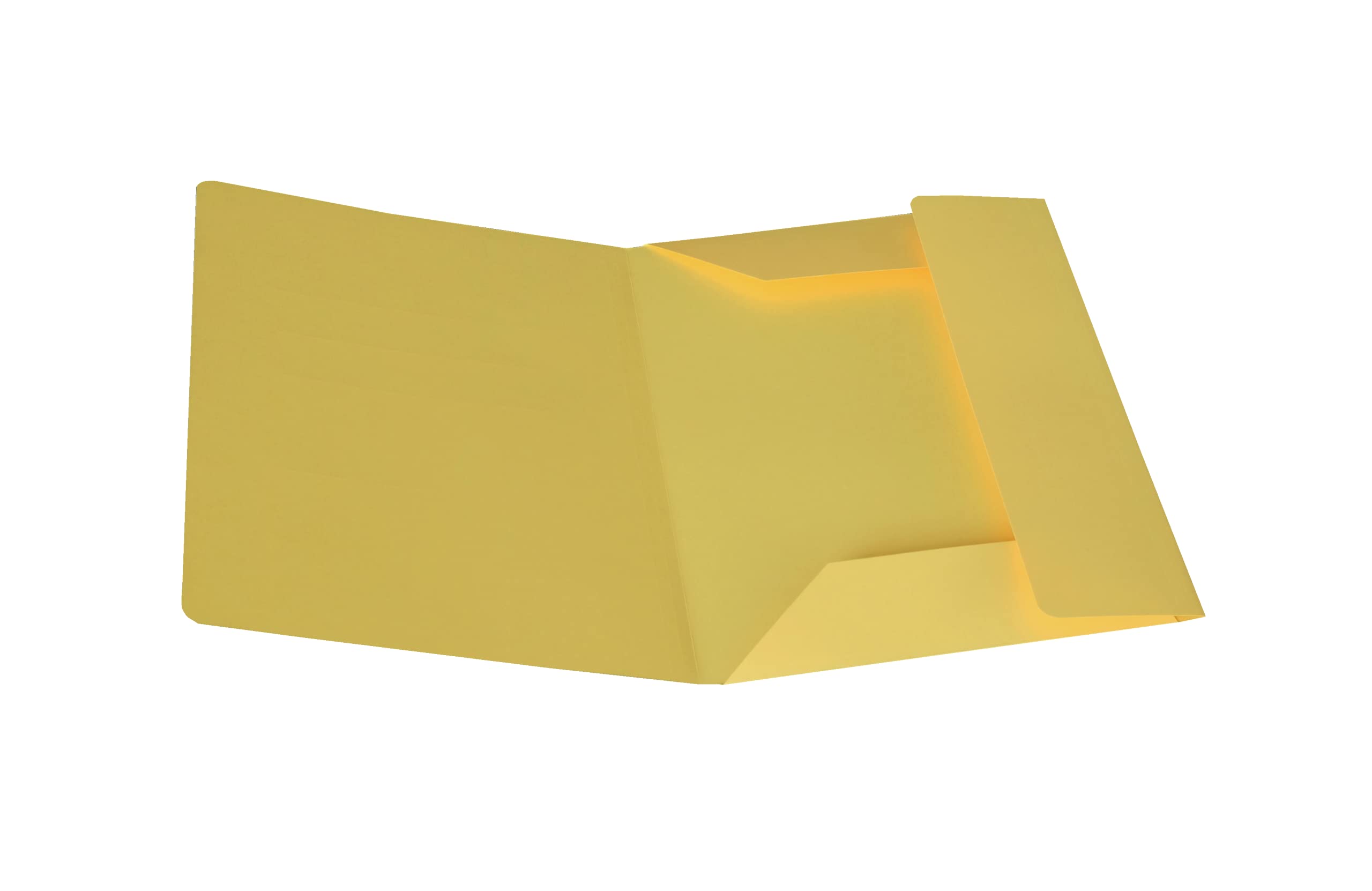 Cartelline In Cartoncino Bristol 270 Gr - Confezione Da 50 Pezzi Formato 25x34 Cm Colore Giallo - Foto 5