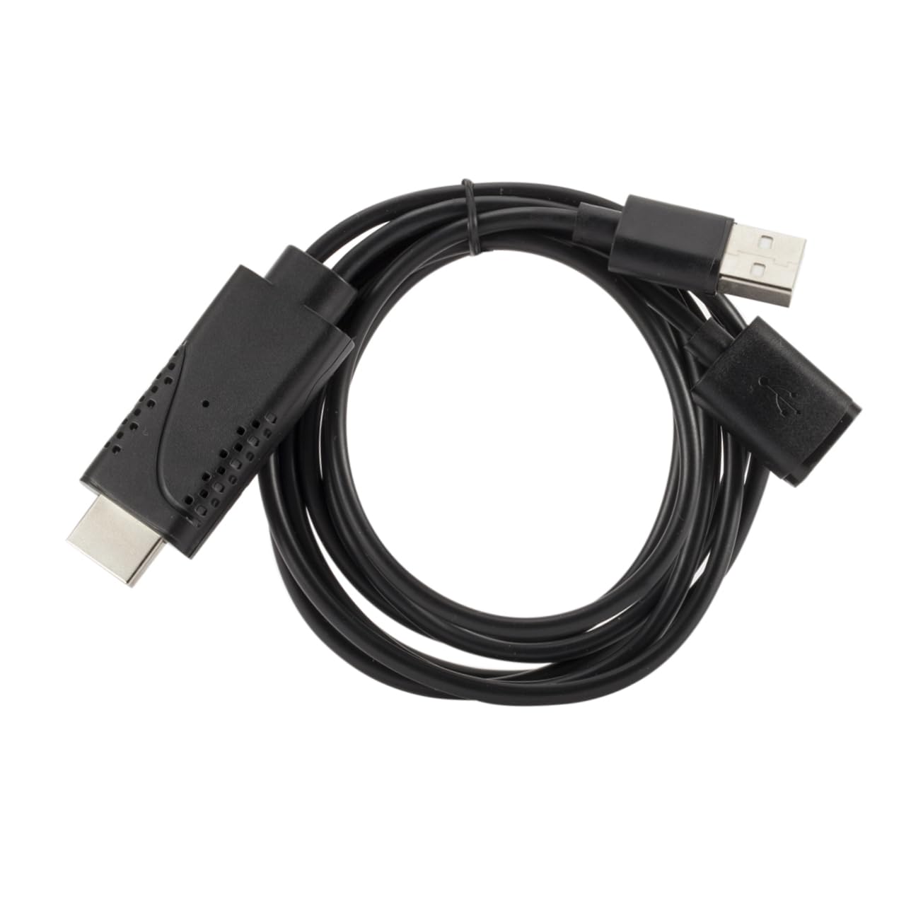 OSALADI 2stücke Usb Adapter Kabel Für Ios Und Usb Female Zu Male Kompatibel Mit Hdtv Schwarz Für Medienübertragung Und Gleichzeitiges Laden