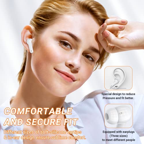 Unyblie-Auriculares-Bluetooth-53-Auriculares-Bluetooth-con-4-Mic-ENC-Reduccion-de-Ruido-Auriculares-Inalambricos-en-Ear-IPX6-Impermeable-36-Horas-Reproduccion-Touch