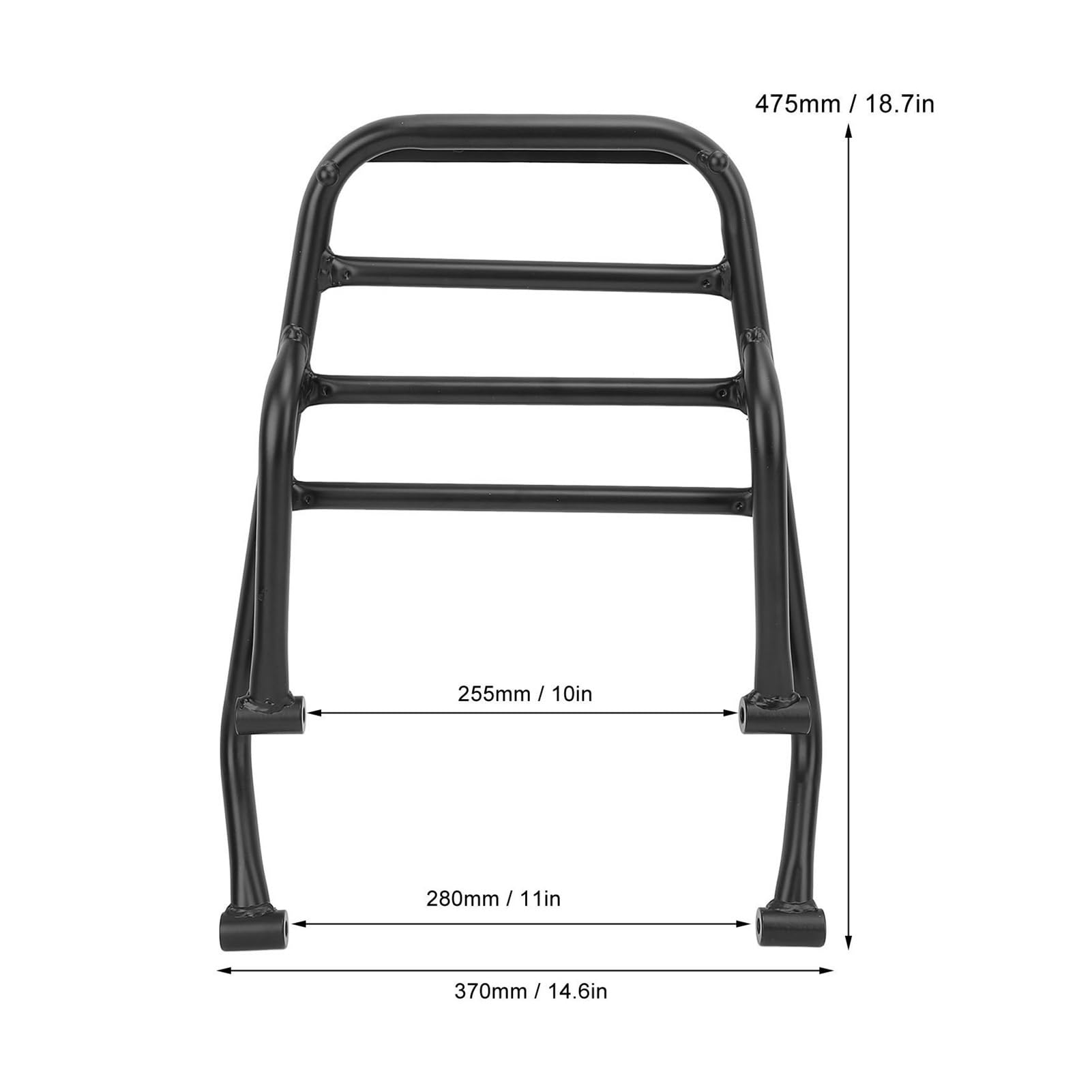 Portaequipajes Portaequipajes Trasero para Motocicleta, Soporte De 19 Mm para CL250 CL300 CL500 SCL500 2023-2024