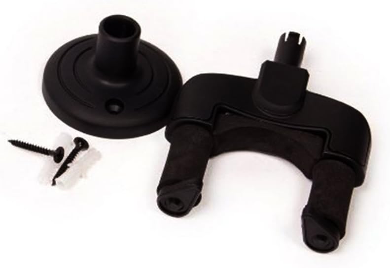 VOSAREA Guitar Wall Hanger Mountain Holder Hook for Electric Guitar/Acoustic Guitar/Mandolin/Ukulele (Black) - Image 3