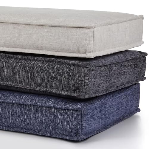 Trapezoid Bay Window Seat Cushion Customize Indoor Replacement Cushion Outdoor Waterproof Furniture Bench Pad Non-Slip Bottom Multiple Fabric Option