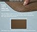 NewLife by GelPro Anti-Fatigue Designer Comfort Kitchen Floor Mat Stain Resistant Surface with 5/8” thick ergo-foam core for health and wellness 18x30 Grasscloth Khaki