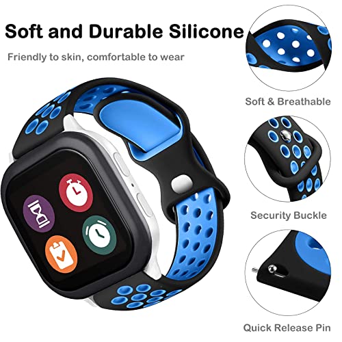 2 Pack Correa Deportiva de Silicona para Smartwatch miniatura 3