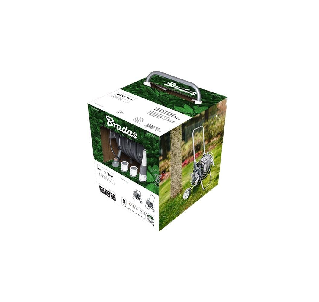 Bradas Schlauchwagen Set 20m Wasserschlauch Gartenschlauchwagen 2389