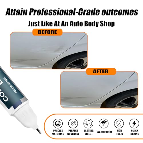 Image of Car Touch Up Paint(NH-883P Platinum White Pearl) for Honda OEM Color Match | Car Scratch Remover Pen 2-in-1, Automotive Scratch Repair Kit, Quick & Easy Solution to Repair