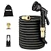 Produktbild 30M Flexibler Gartenschläuche, Flexischlauch Wasserschlauch Flex Gartenschlauch 100ft mit haltbarem 9-agigem Latex, 3750D Gartenschlauch mit 8 Funktionen Sprühdüse zum Bewässern und Waschen