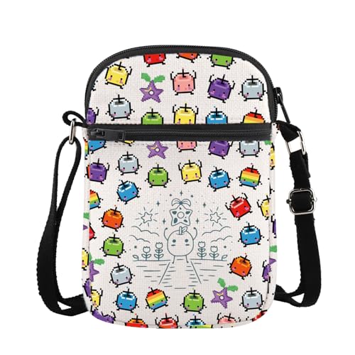 PLITI Gaming Crossbody Bag Video Game Lover Gifts Junimo Forest Spirit Gift Stardew Game Inspired Gifts Cozy Gamer Merchandise (Stardew Gaming CGU)
