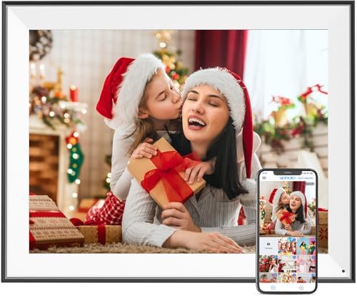 FULLJA Porta-Retratos Digital De 16,2" Com Wi-Fi - Apresentação S...