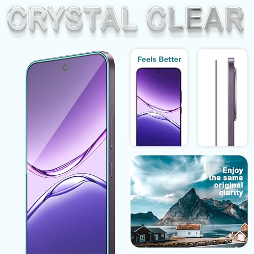 Image of ArmourPro Military Grade Gorilla Tempered Glass Screen Protector Compatible for Oppo F29 with Edge to Edge Coverage, Cable Protector and Easy Installation kit (6.7 Inch)