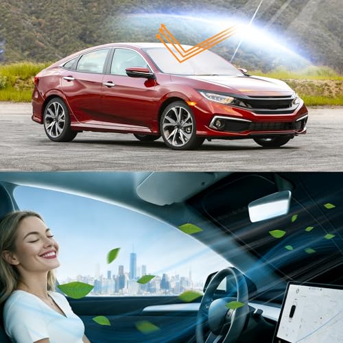Image of Windshield Sun Shade for 2016-2021 Honda Civic