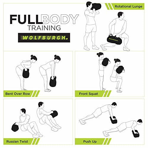 WOLFBURGH-485-LBS-SANDBAG-Fitness-PRE-Filled-with-Sand-for-SANDBAG-Workout-Sand-Bag-Weights-Weight-Bag-Sand-Bags-Fitness