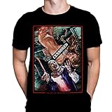 Absolut atemberaubendes Design – Fügen Sie Ihrer Sammlung ein weiteres Horror-T-Shirt hinzu, mit diesem All Hallows Eve T-Shirt. Dieses klassische schwarze T-Shirt mit erschreckendem Druck hebt Sie von der Masse ab.