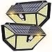 Luz Solar Exterior, OMERIL Focos LED Exterior Solares【286 LED / 2600 Lumens】con Sensor de Movimiento, Súper Brillante Impermeable 270º Illumination Exterior Solar para Exterior Jardín Camino (2Pack)