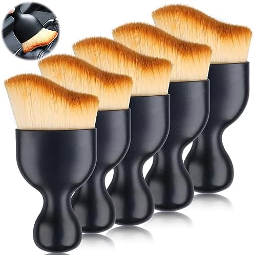 Set 3 Pennelli Per Pulizia Interni Auto - Spazzole Morbide Per Cruscotto, Sedili E Aria Condizionata - Foto 11