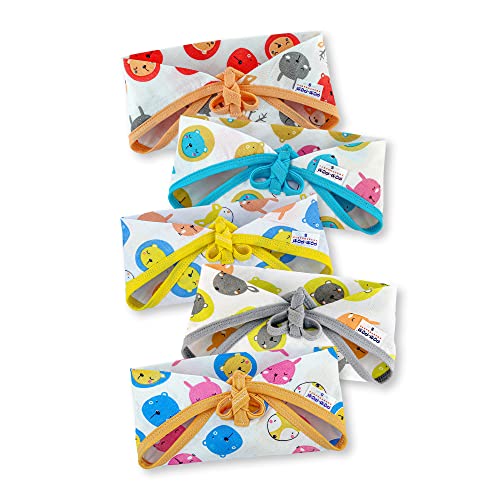 Image of Sweethearts Washable Reusable Printed Triangle Cotton Muslin Nappy,Langot For New Born Baby