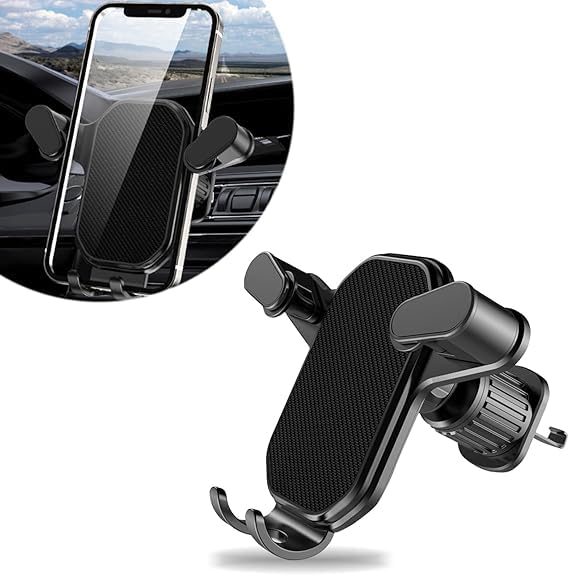 KYNE Car Air Vent Mobile Phone Stand, Adjustable, Hands Free Holder for Car, 360 Degree Rotation Phone Mount, Compatible with iPhone, Samsung etc.-image-30
