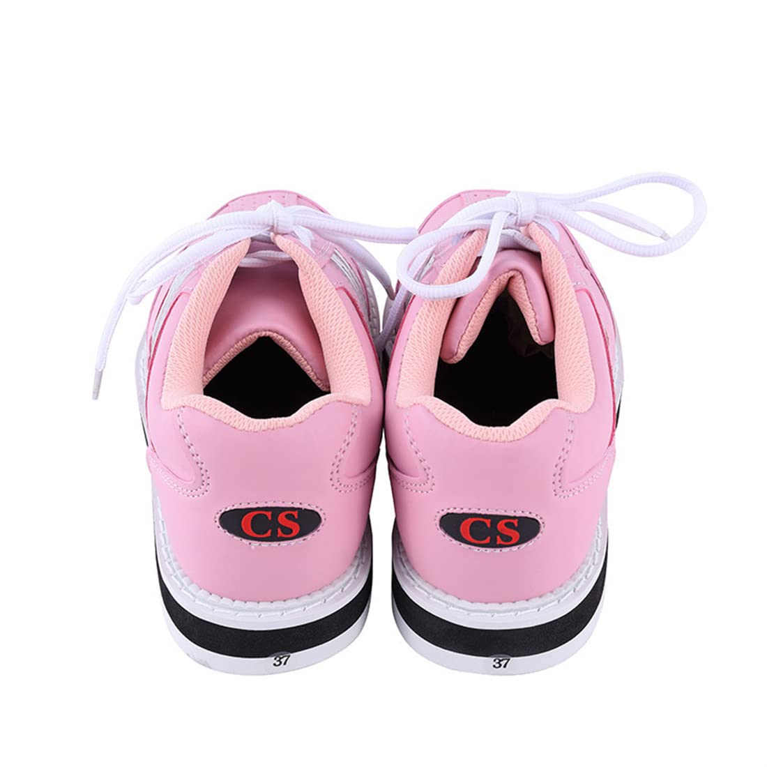 VEACAM Womens Bowling Shoes Bowling Gym Sports Shoes Lightweight Casual Fashion Ladies Bowling Sneakers,Pink,8.5