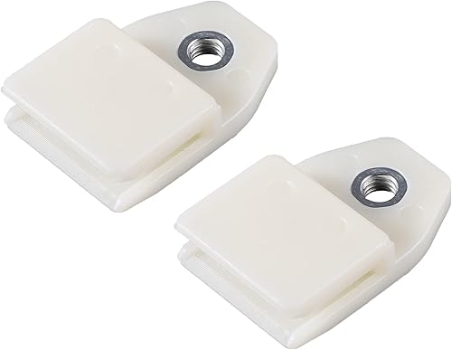 2 clips de retención de canal de vidrio para puerta de ventana, 1.73 x 1.14 x 0.47 pulgadas, clip de marco universal para automóvil, camión,