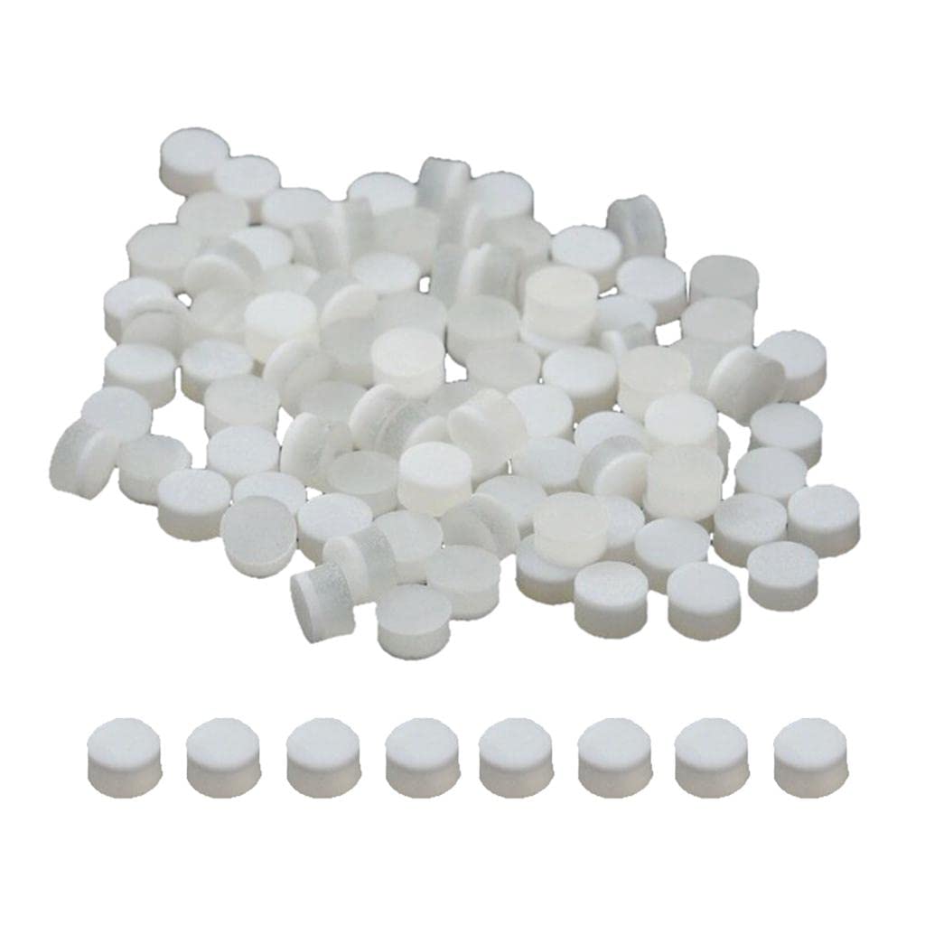 Garende 50 Pack of 6mm Acrylic Inlay Dots for Guitar Ukulele Banjo, White