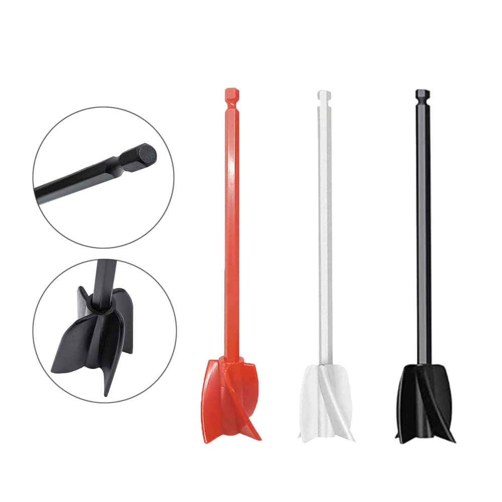 6 Aste Miscelazione Per Resina E Vernici - Adatte Per Trapano, Design A Spirale - Foto 10