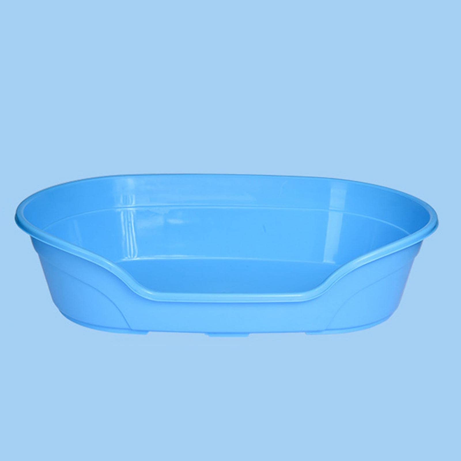 Cama para Gatos, Manta de Baño, Cojín Antideslizante, Nido, Alfombrillas Acogedoras, Caseta para Perros, Baño para Gatitos, Azul, 57cmx37.6cmx14cm