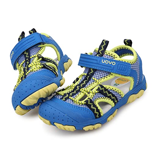 Image of UOVO Boys Sandals Kids Sandals Hiking Athletic Closed-Toe Beach Summer Sandals for Boys Quick-Drying