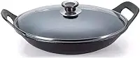 Panela Risoto De Ferro Fundido Com Tampa De Vidro - 5 L