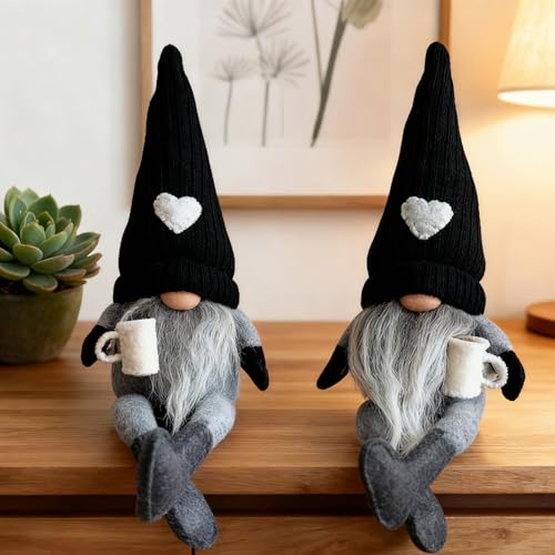 Maritown Kaffee Gonks Plüsch Dekor, Handgemachte Kaffeebar GNOME Dekor...