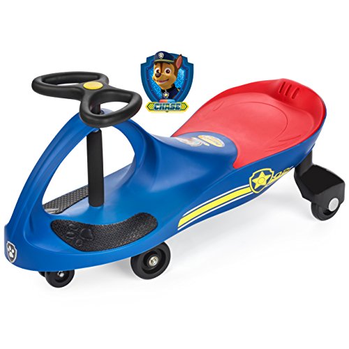 PAW Patrol - The Original PlasmaCar by PlaSmart Inc. - Chase - Blue, Ride On Toy, Ages 3 yrs and up, No batteries, gears, or pedals, Twist, turn, wiggle for endless fun - Thumbnail 4