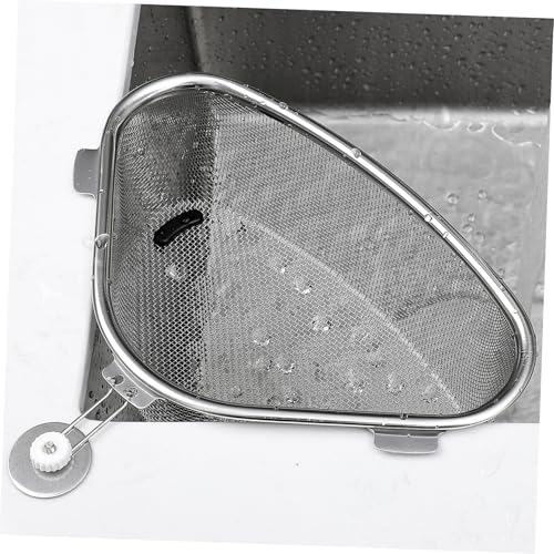 Colador triangular multifuncional para esquina de fregadero miniatura 4