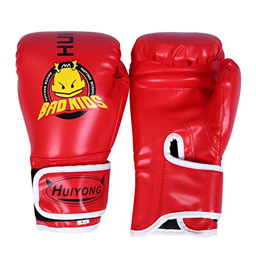 image for HUINING Kids Boxing Gloves, Kids Training Gloves Punch Mitts MMA Glove