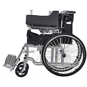 Hyy Yy Rolstoel Lichtgewicht en opvouwbare Frame rolstoel, Attendant-Propelled rolstoel, Portable Transit Travel Chair…