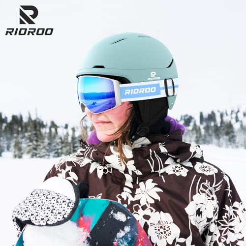 Image of Ski Helmet for Women Men, Safety Certified Snowboard Helmet with Shockproof ABS Hard Shell for Adults & Youth