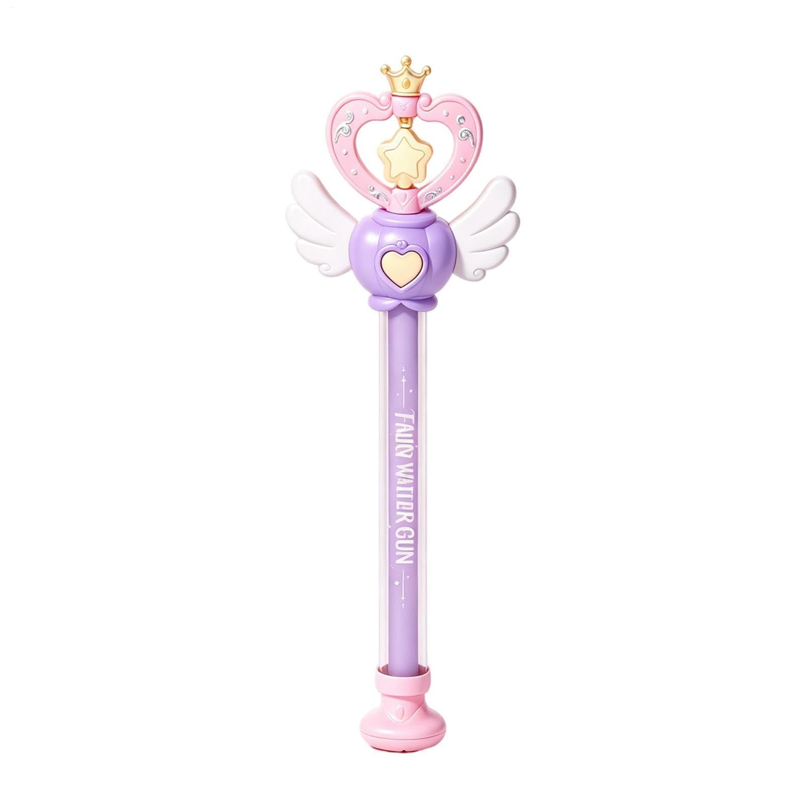 MA-gic Fairy Wand Water Shooter Pull Out, With Pull Type Interactive Design, 46cm, Fairy Wand Style Water Spraying Bath Toy, Lightweight Outdoor B Laster, For Backyard Garden Park Birthday Activities