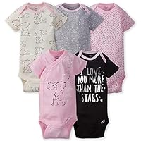 Algopix Similar Product 20 - Gerber babygirls 5pack Short Sleeve
