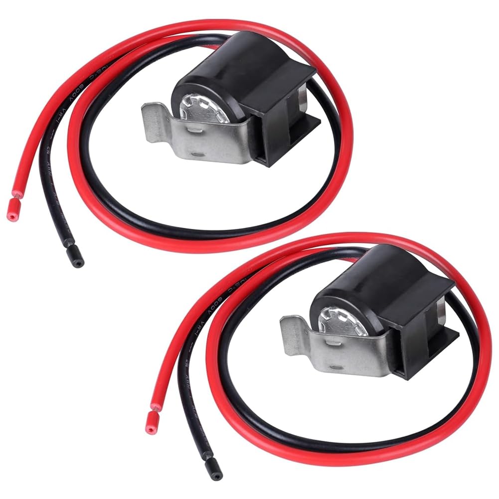 CTRLZS Refrigerator Defrost Thermostat W10225581, 2Pcs Bimetal Defrost Thermostat AP6017375