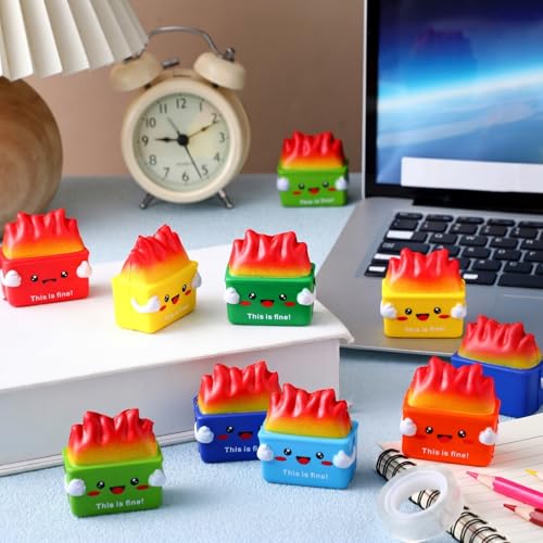 Leitee 48 Pcs Dumpster Stress Relief Balls Mini Dumpster Fidget Toy Stress Balls for Adults Therapy Fidget Appreciation Gifts for Office Coworker Birthday Graduation Office Stuffer Gift (Multicolor) by Leitee - Used condition - Image 5