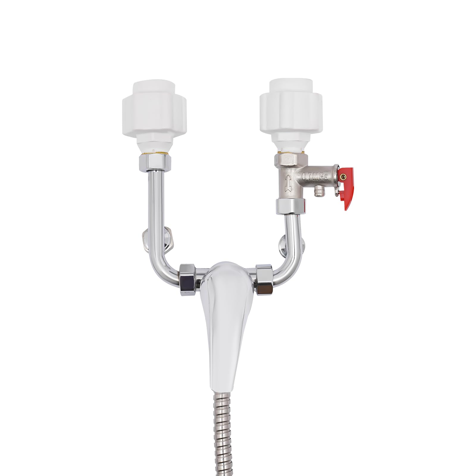 Serbatoio acqua calda 2000 W 220 V, 35 l, orizzontale montato a parete, con protezione contro le perdite, pratica doccia e LED, scaldabagno elettrico (regolatore di temperatura