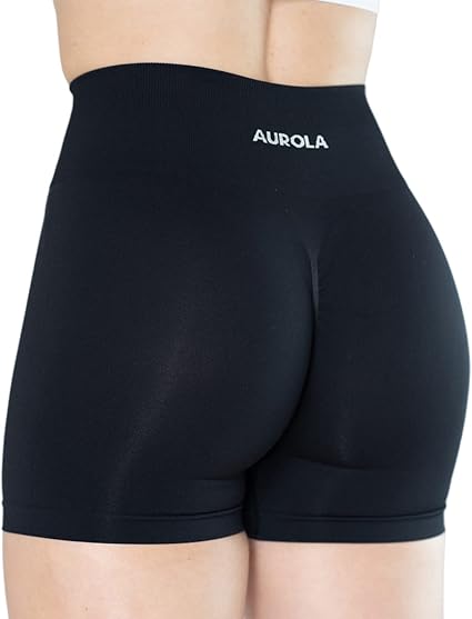 AUROLA Dream Collection Women Workout Shorts High Waist Gym Shorts, Scrunch Butt Seamless Athletic Shorts