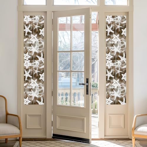Vinilo ventana efecto esmerilado 17.7" x 78.7" 2 paneles miniatura 2