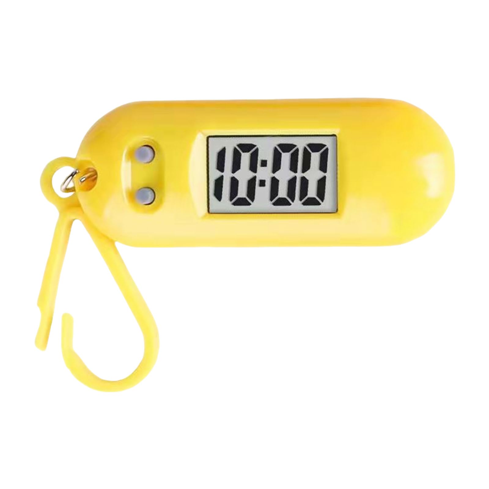 Maxtonser LED Digital Keychain Pocket Watch Portable Miniature Clock for Students Lightweight Timepiece Backpack Pendant