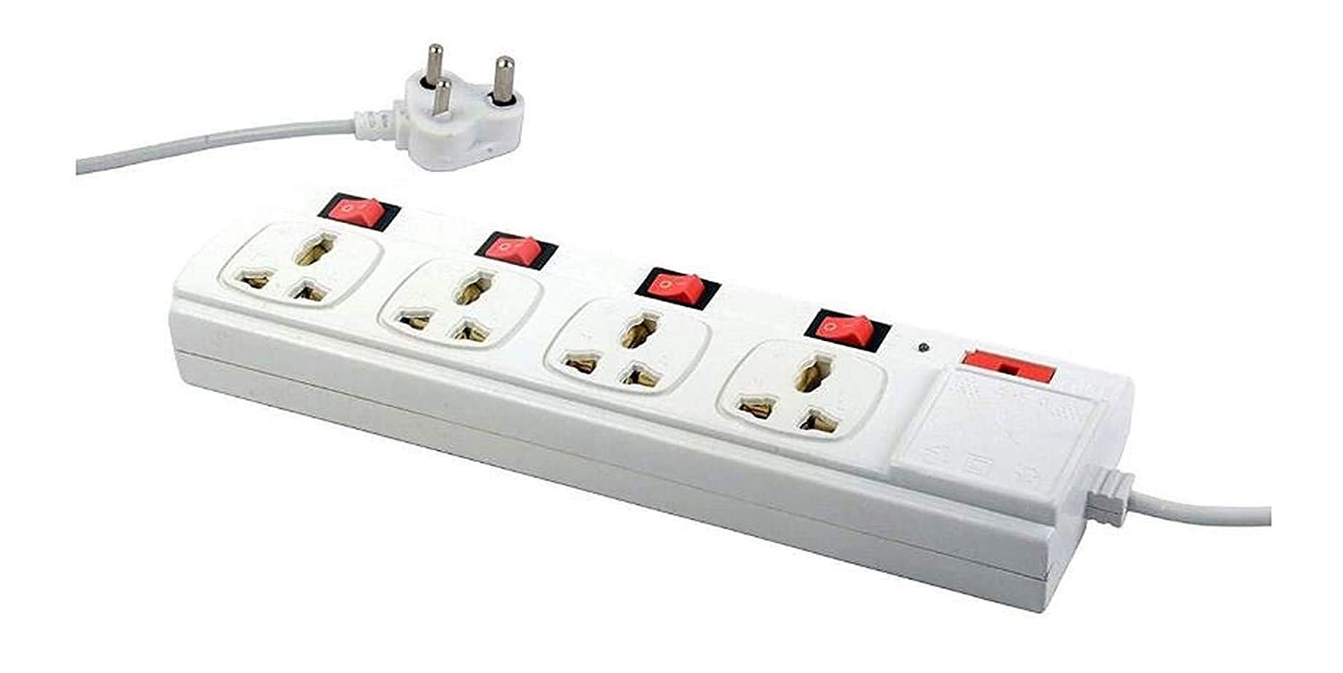Buy Brillar Premium electric extension board with switches, adaptor