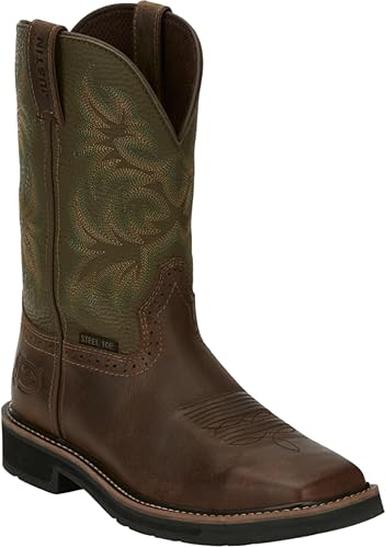 JUSTIN Driller Western Work Boot Steel Toe - Se4688 para hombre