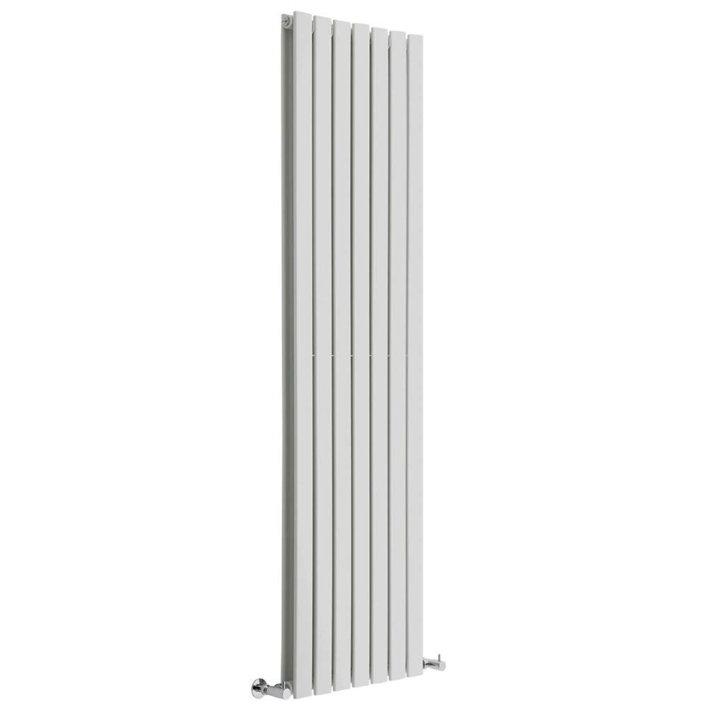 Milano Alpha White Vertical Double Flat Panel Radiator - 1780mm x 490mm