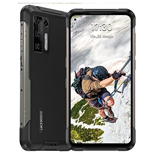 DOOGEE S97 Pro Movil Resistente Agua y Golpes 8+128GB, 48MP Cámara Cuádruple, 8500mAh 33W Android 11 Moviles Libres Helio G95, 4IP68 IP69K Movil Todoterreno con Telémetro 40m, 6.39" HD+ Pulgada, NFC