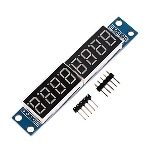 Image of HiLetgo 2pcs MAX7219 8-Digital Segment Digital LED Display Tube for Arduino 51 /AVR /STM32 (Pack of 2)
